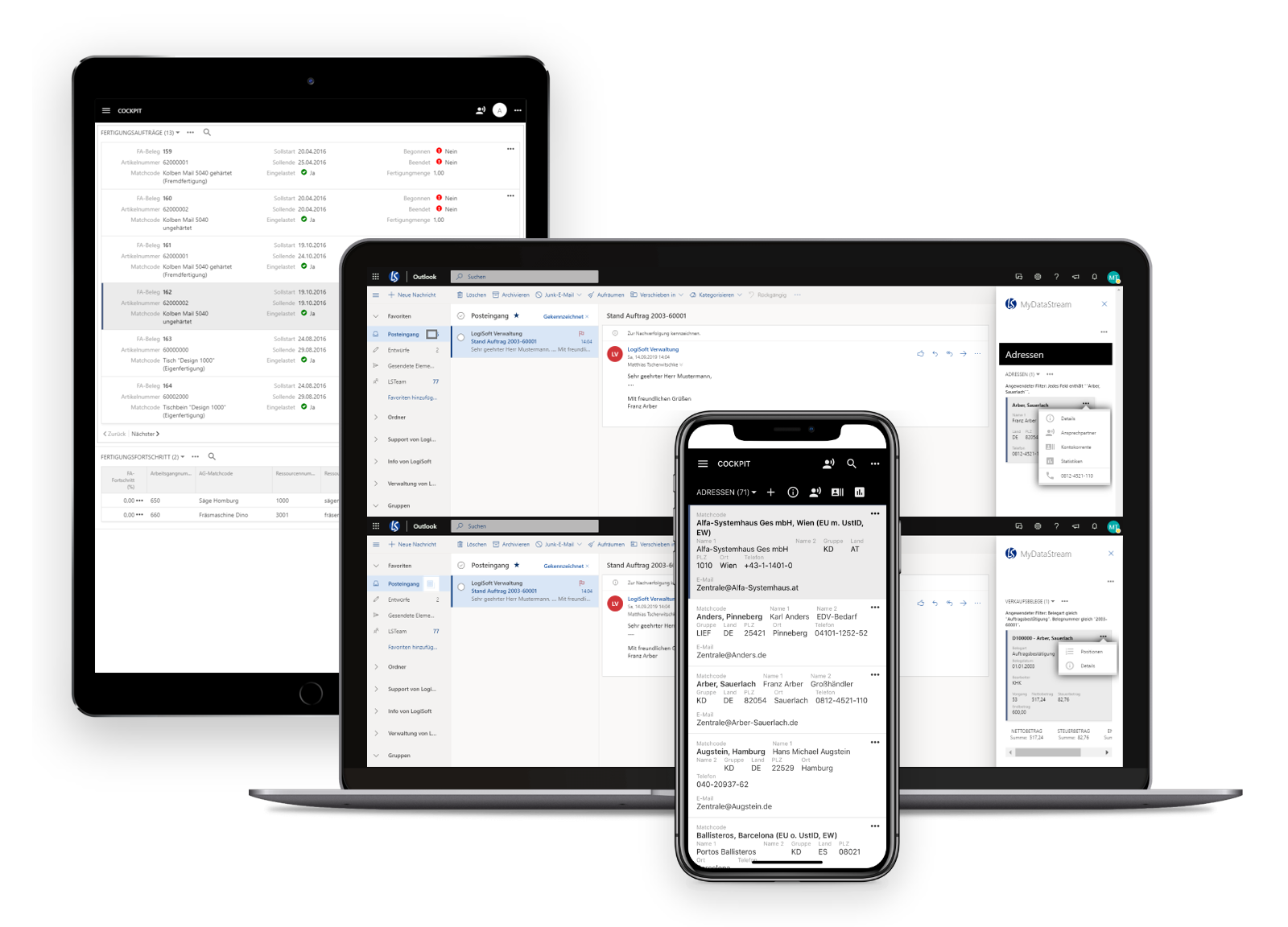 Kostenlose Präsentation und Live-Demo-Zugang zu mydatastream