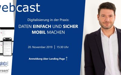 Digitalisierung in der Praxis: Daten einfach und sicher mobil machen